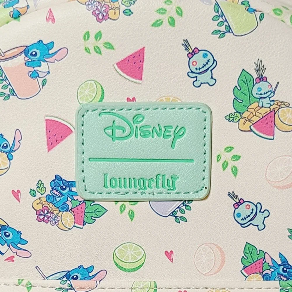 Loungefly Disney Lilo & Stitch Tropical Drinks Mini Backpack - Picture 2 of 15